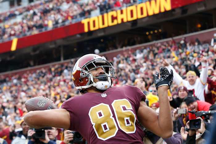 J-Reed Celly TD © Geoff Burke-USA TODAY Sports